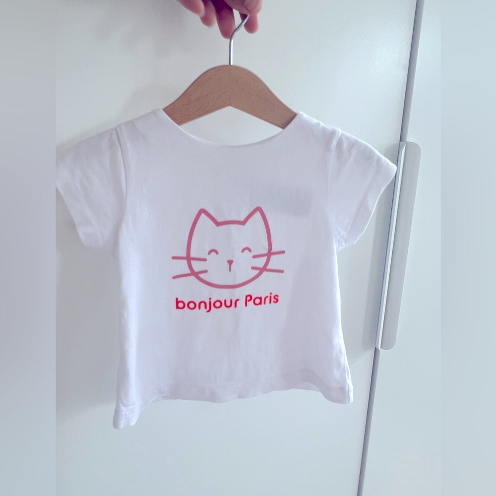 Jacadi T-shirt- very cute  Perfect condition - $10